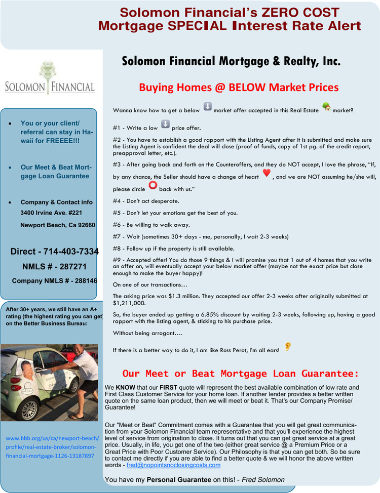 July 2025 eNewsletter - Tariffs & how they are affecting rates, CURRENT ZERO Cost loan Rates (w/our Match/Beat Guarantee), How to get to #1 on Google ($199 UNLIMITED classes), and the new law that went into effect Aug. 17th