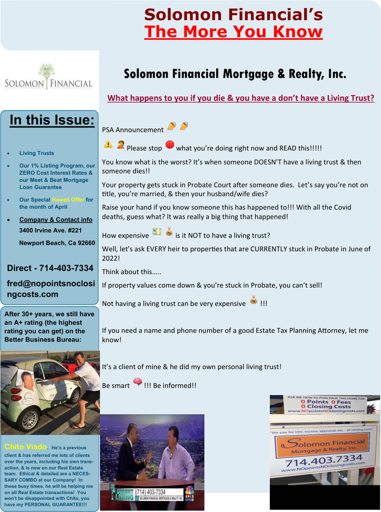July 2025 eNewsletter - Tariffs & how they are affecting rates, CURRENT ZERO Cost loan Rates (w/our Match/Beat Guarantee), How to get to #1 on Google ($199 UNLIMITED classes), and the new law that went into effect Aug. 17th