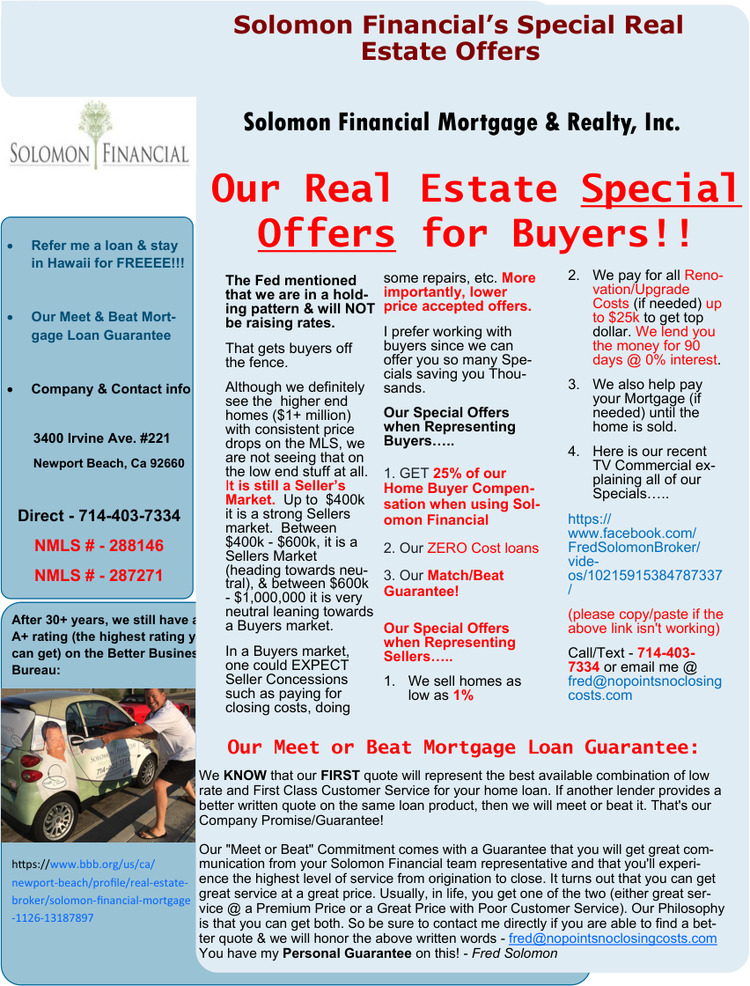 July 2025 eNewsletter - Tariffs & how they are affecting rates, CURRENT ZERO Cost loan Rates (w/our Match/Beat Guarantee), How to get to #1 on Google ($199 UNLIMITED classes), and the new law that went into effect Aug. 17th